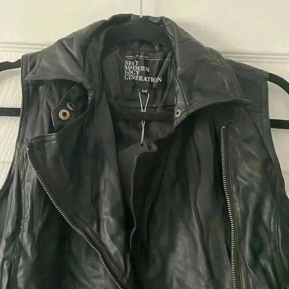 Faux Leather Vest - Picture 2 of 9